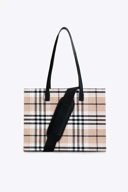 The Work Tote in Plaid-Plaid | Beis
